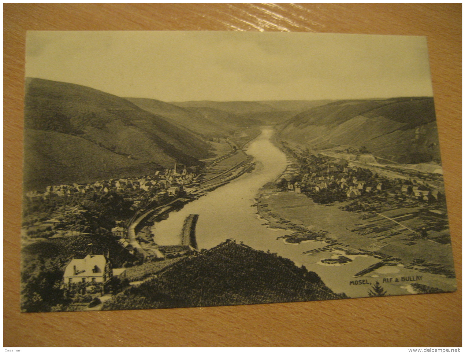 ALF &amp; BULLAY Alf-Bullay Mosel River Post Card Rhineland Palatinate Cochem Zell Germany - Alf-Bullay