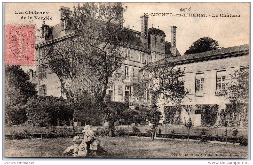 85 SAINT MICHEL EN L'HERM - Le Château - Saint Michel En L'Herm