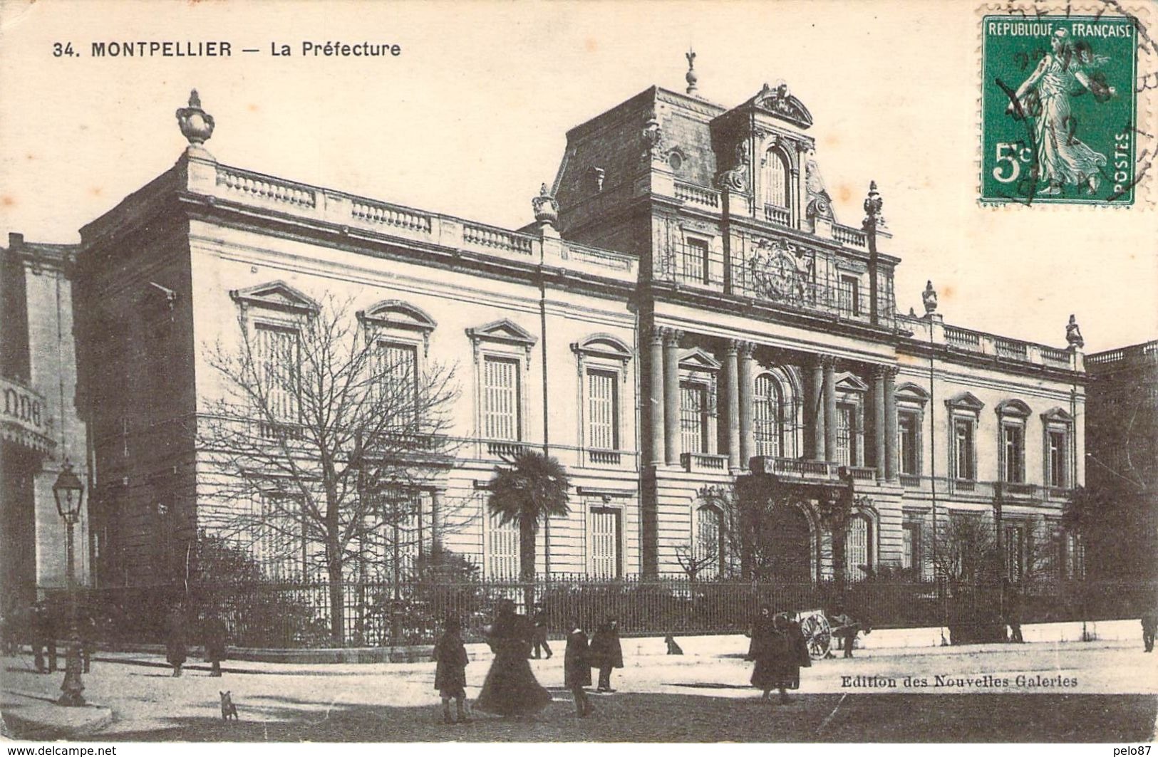 CPA Montpellier La Préfecture (animée) M740 - Montpellier