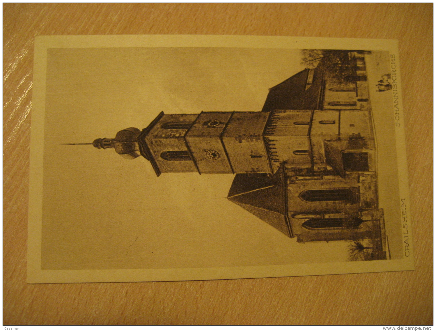 CRAILSHEIM Johanniskirche Post Card Baden Wurttemberg Stuttgart Schwabisch Hall Germany - Crailsheim