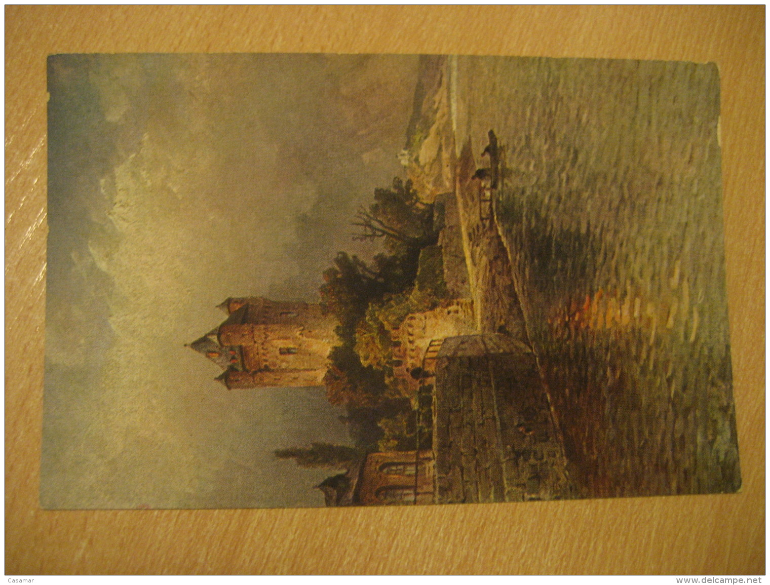 ELTVILLE Am Rhein Burg Castle Post Card Hesse Darmstadt Rheingau Taunus Kreis Germany - Eltville