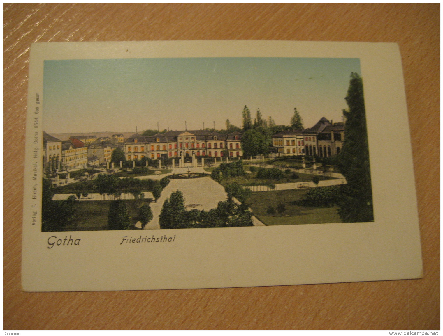 GOTHA Friedrichsthal Post Card Thuringia Germany - Gotha