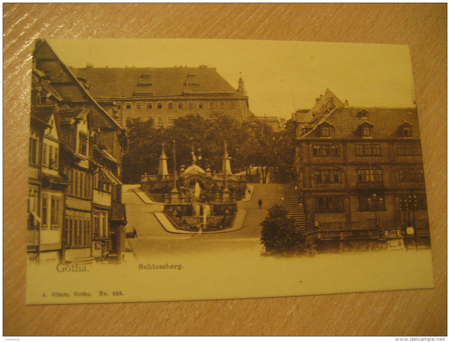 GOTHA Schlossberg Castle Post Card Thuringia Germany - Gotha