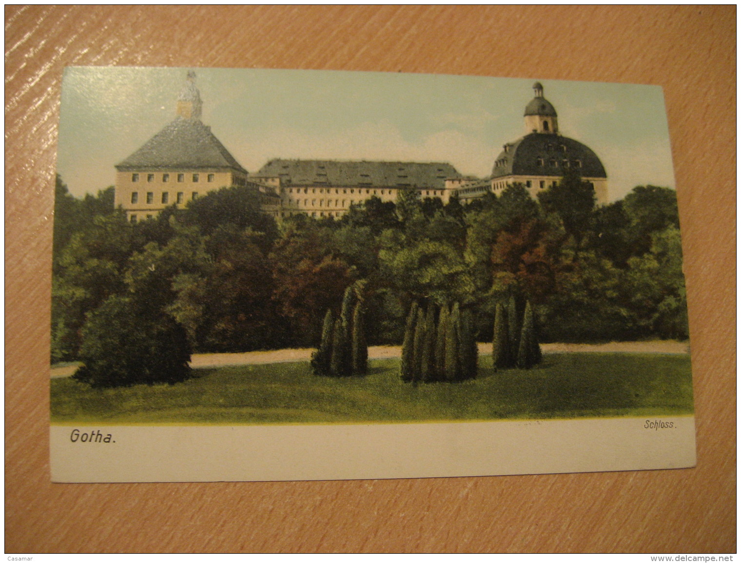 GOTHA Schloss Castle Post Card Thuringia Germany - Gotha