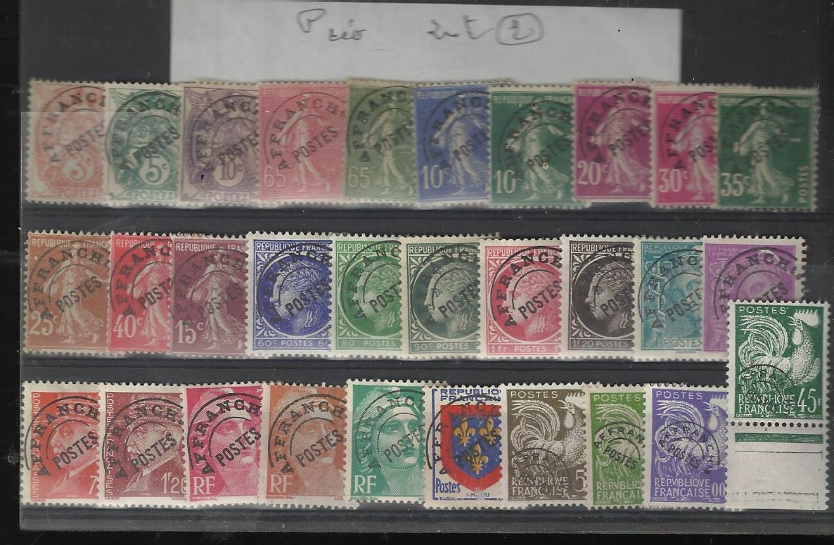 Lot 2 De Préo - 1893-1947