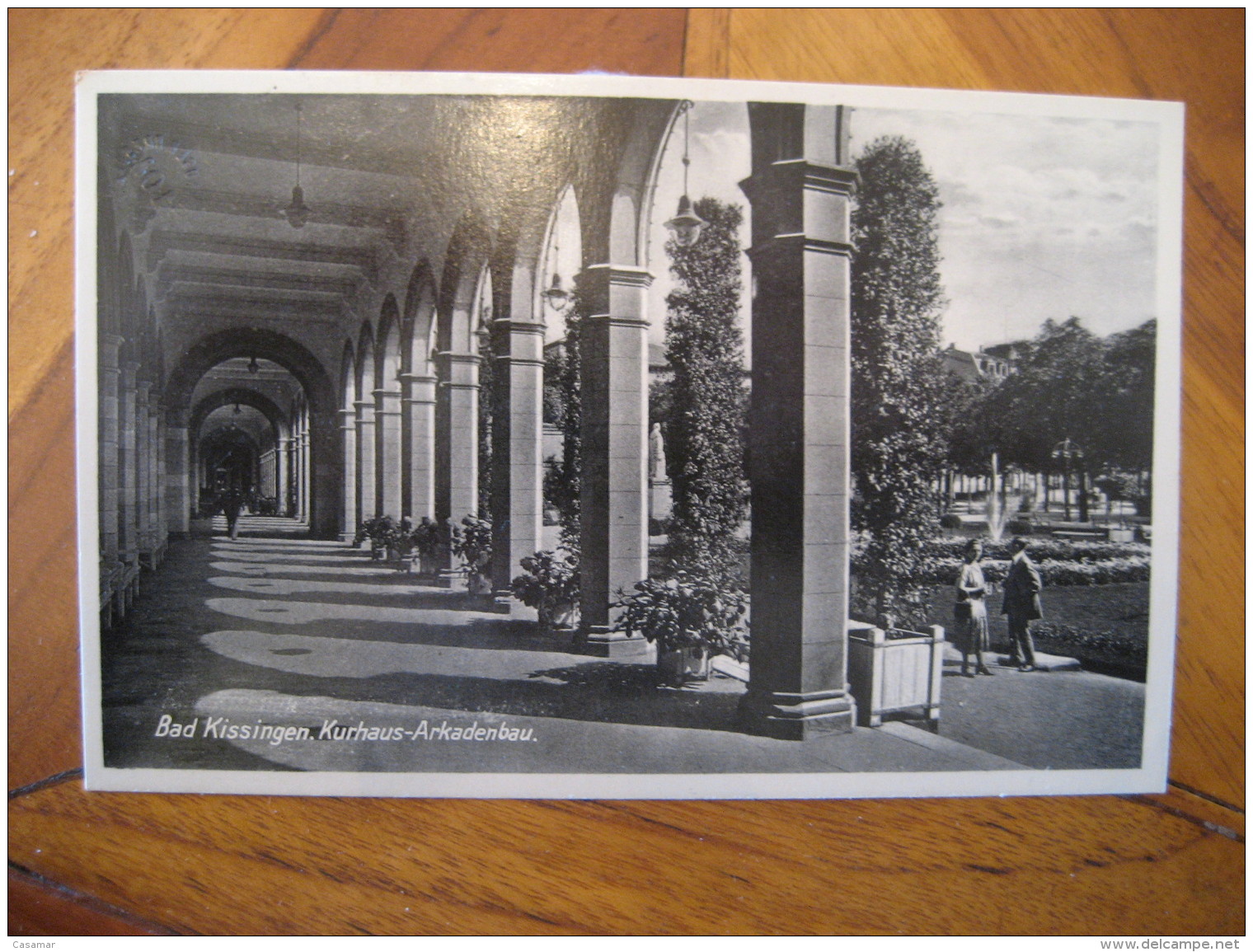 KISSINGEN Bad Kissingen Kurhaus Arkadenbau Post Card Bavaria Unterfranken Germany - Bad Kissingen