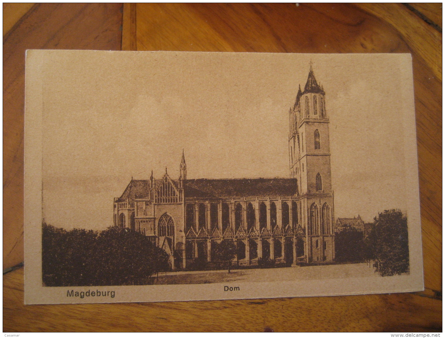 MAGDEBURG Dom Post Card Saxony Anhalt Germany - Magdeburg