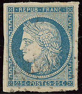 No 4a, Bleu Clair, Ex Choisi. - TB - 1849-1850 Cérès