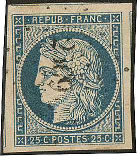 No 4c, Trois Voisins, Ex Choisi. - TB - 1849-1850 Ceres