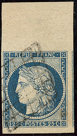 No 4c, Grand Bdf + Un Voisin, Jolie Pièce. - TB - 1849-1850 Cérès