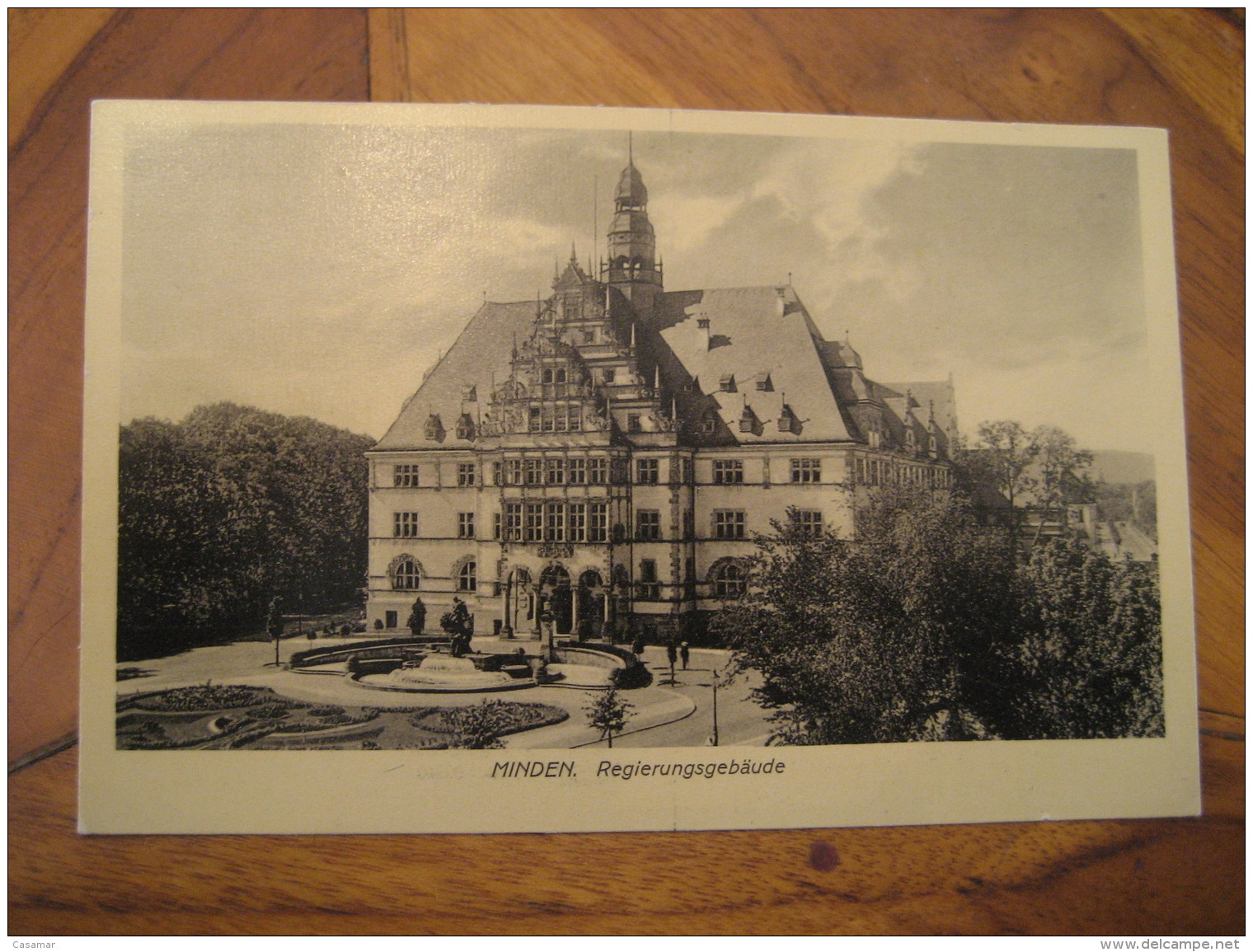 MINDEN Regierungs Gebaude Post Card North Rhine Westphalia Detmold Lubbecke Germany - Minden