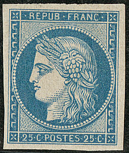 * Réimpression. No 4f, Très Frais. - TB - 1849-1850 Ceres