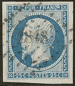 No 10, Avec Variété D'impression "FRANCo", Ex Choisi. - TB - 1852 Louis-Napoleon