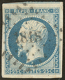 No 10, Obl Pc 1818, Un Voisin, Ex Choisi. - TB - 1852 Luigi-Napoleone