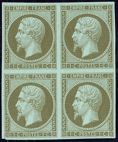 (*) No 11b, Bloc De Quatre. - TB - 1853-1860 Napoleon III