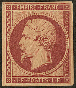 * Réimpression. No 18e, Petite Réparation Esthétique Dans Un Angle Sinon TB - 1853-1860 Napoleone III