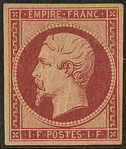 * Réimpression. No 18e, Aminci Rebouché Sinon TB - 1853-1860 Napoleon III