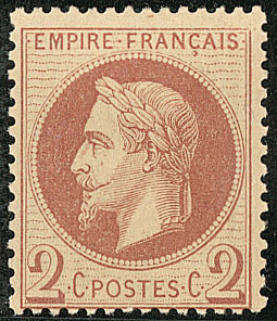 ** No 26II, Très Frais. - TB - 1863-1870 Napoleone III Con Gli Allori