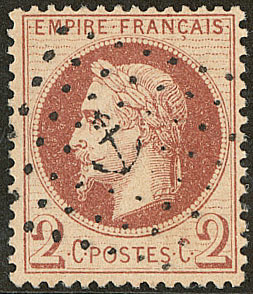 Ancre Noire. No 26II. - TB (cote Maury 2009) - 1863-1870 Napoleon III With Laurels