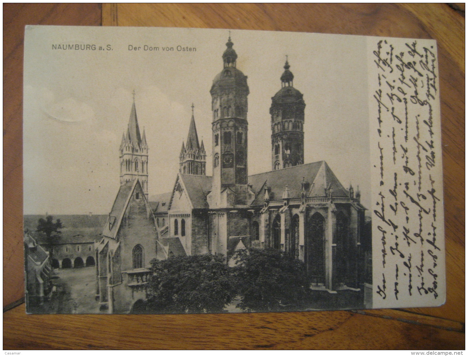 NAUMBURG Der Dom Von Osten Post Card Saxony Anhalt Saale Burgenlandkreis Germany - Naumburg (Saale)