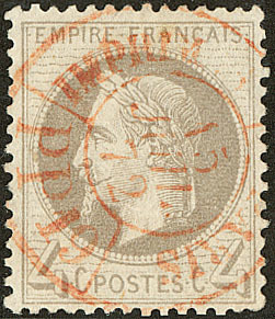 Cad Rouge Des Imprimés. No 27I, Obl "PP19" 15 Juil 72, Jolie Pièce. - TB - 1863-1870 Napoleone III Con Gli Allori
