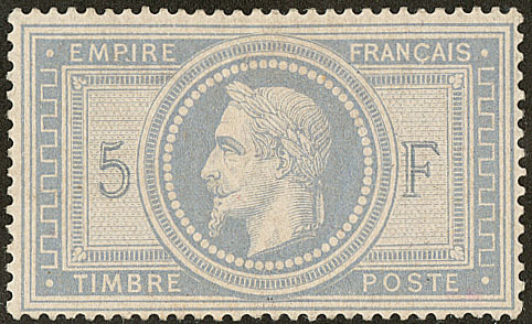 * No 33, Gris-violet, Pd Mais Très Frais Et Superbe D'aspect. - R - 1863-1870 Napoleon III With Laurels