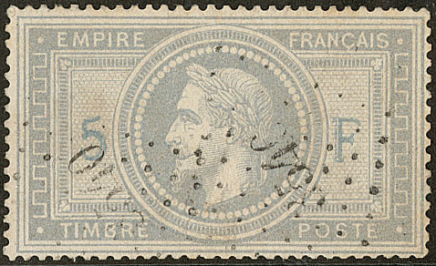 No 33, Obl Pgc 3540. - TB - 1863-1870 Napoleon III With Laurels