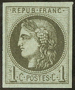 ** No 39Ia, Olive Foncé, Très Frais. - TB - 1870 Emissione Di Bordeaux