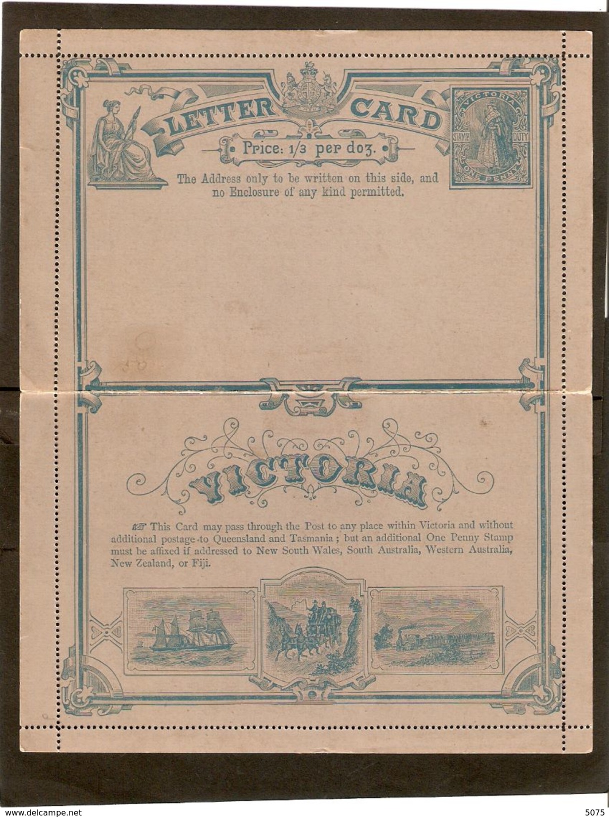 Carte -lettre Interne ( Pas Courant) - Storia Postale