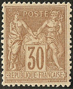 ** No 80, Très Frais Et Centré. - TB - 1876-1878 Sage (Typ I)