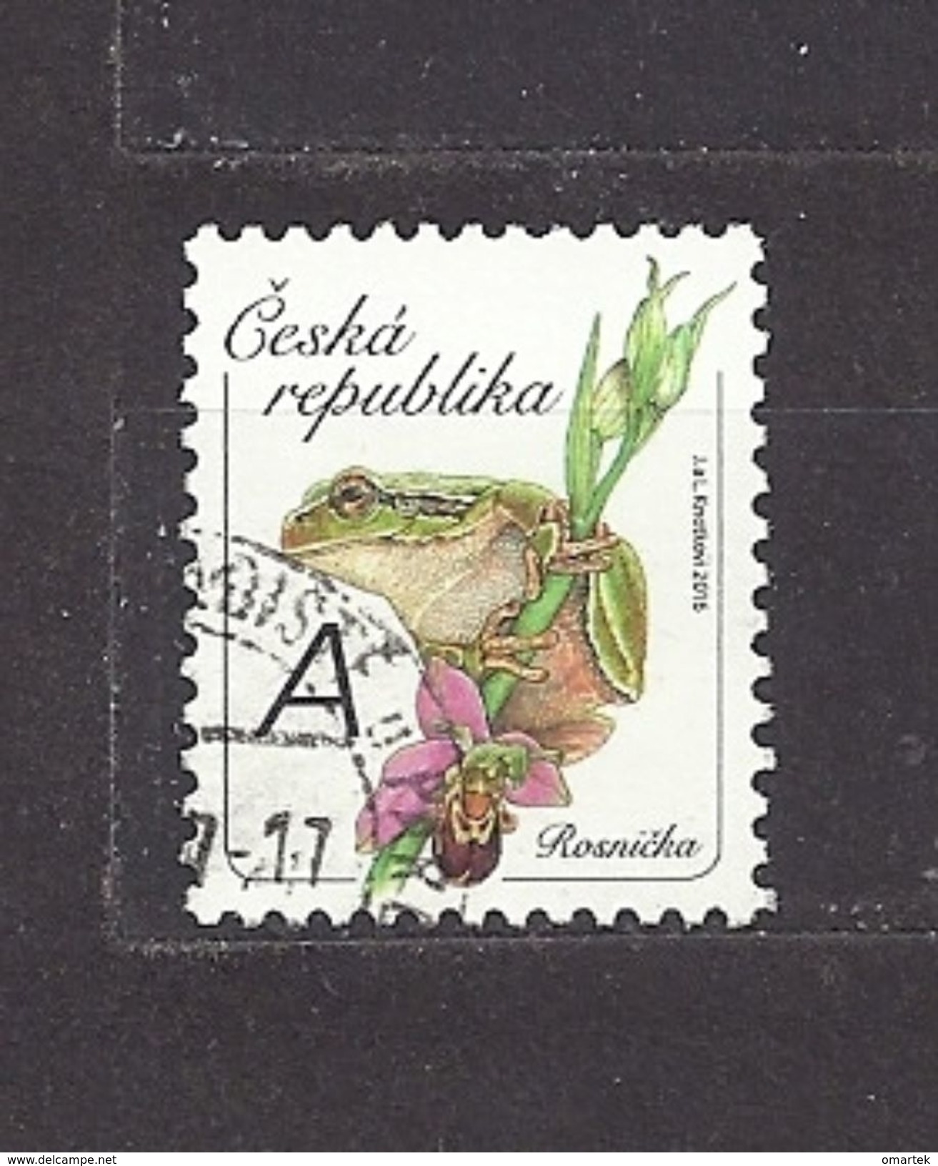 Czech Republic 2016 ⊙ Mi 900 Sc 3681 European Tree Frog (Hyla Arborea). Tschechische Republik C9 - Oblitérés