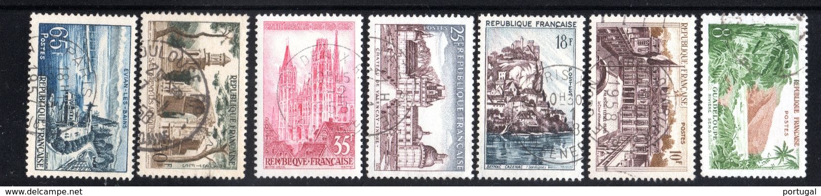 N° 1125 / 1131 - 1957 - Used Stamps