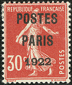 * Postes Paris. No 32 (Maury 36), Très Frais. - TB - 1893-1947