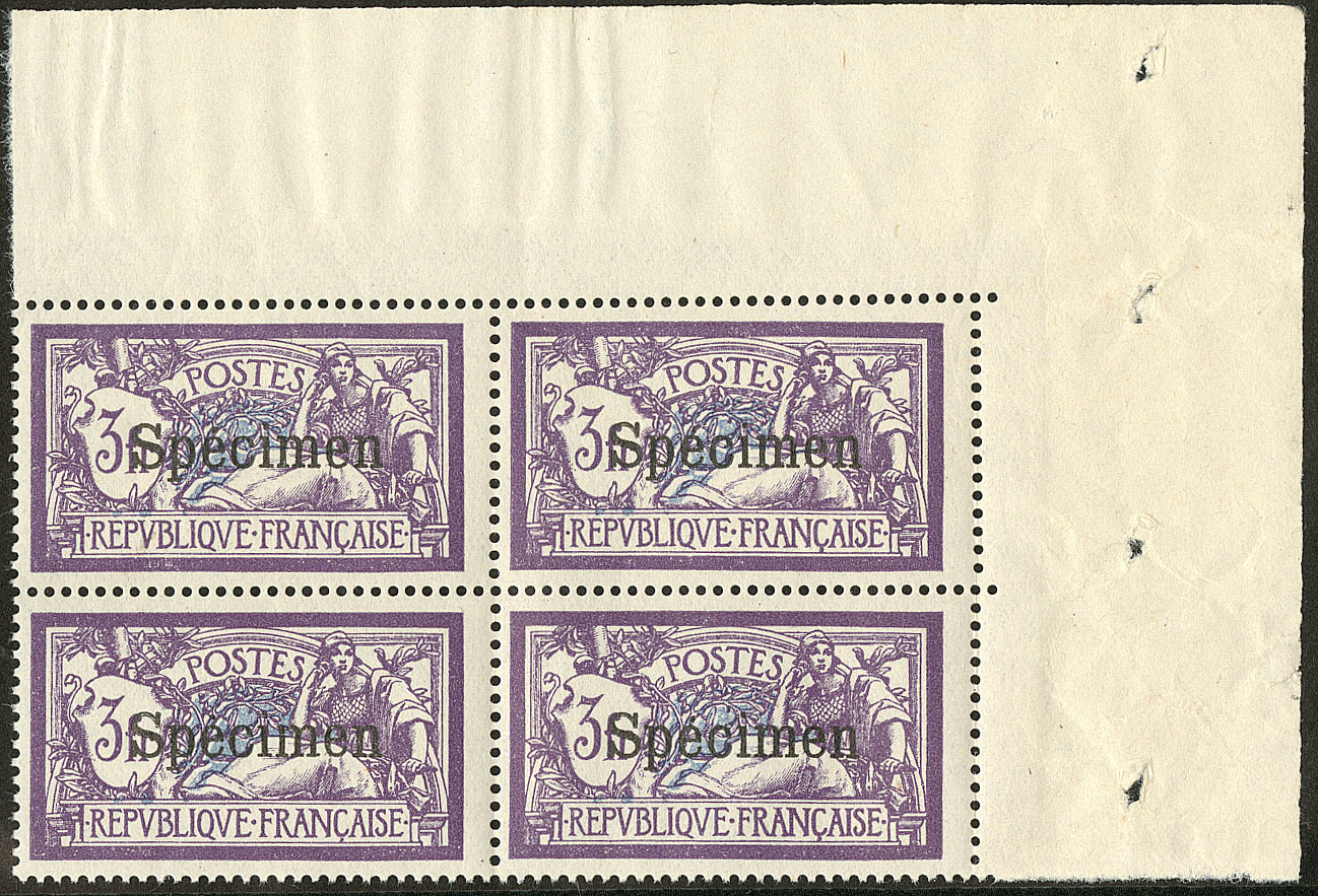 ** SPECIMEN. No 67, Bloc De Quatre Cdf. - TB - Instructional Courses