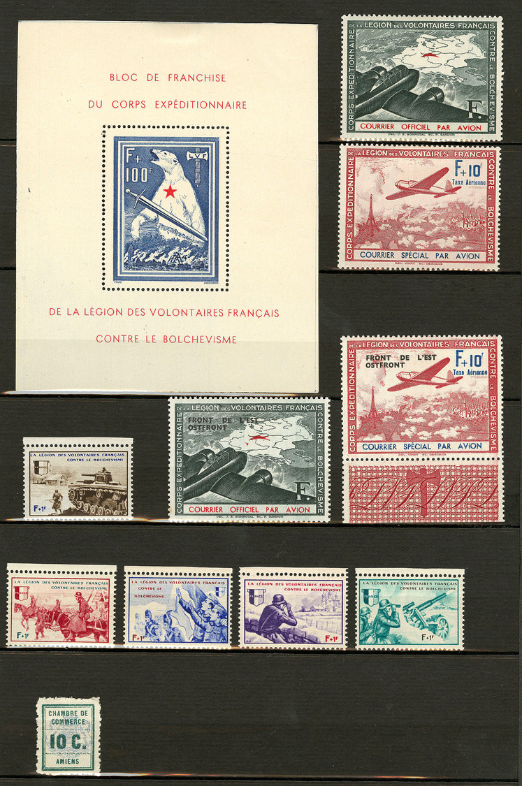 * Bloc Ours. Nos 1 à 10, Grève 1. - TB - War Stamps