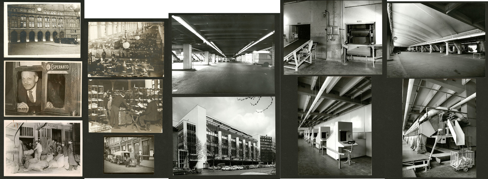 Hôtels Des Postes. 12 Photos 1938-1970 Dont Poste Du Louvre Et 6 Photos Du Centre Paris Brune. - TB - Unclassified