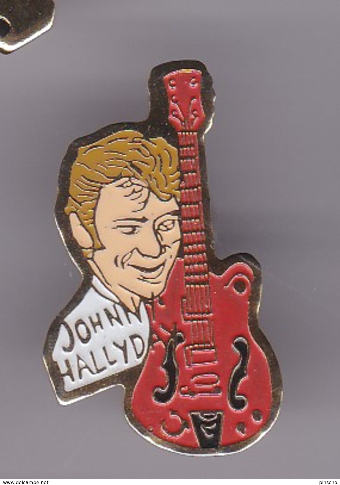 Pin's JOHNNY HALLYDAY ET SA GUITARE - Celebrities