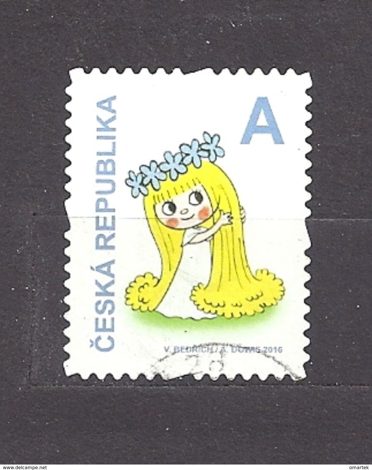 Czech Republic Tschechische Republik 2016 ⊙ Mi 886 Pof 888 Fairy Amalka - Stamp From Booklet.  Fee Amalka  C16 - Oblitérés