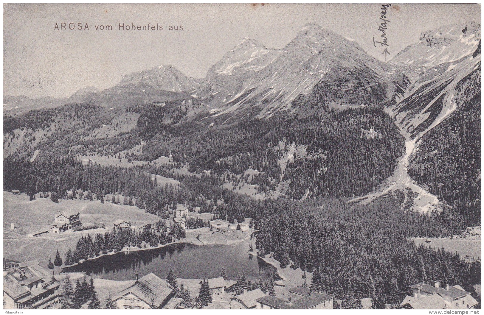 Arosa Vom Hohenfels Aus * 8. 8. 1906 - Arosa