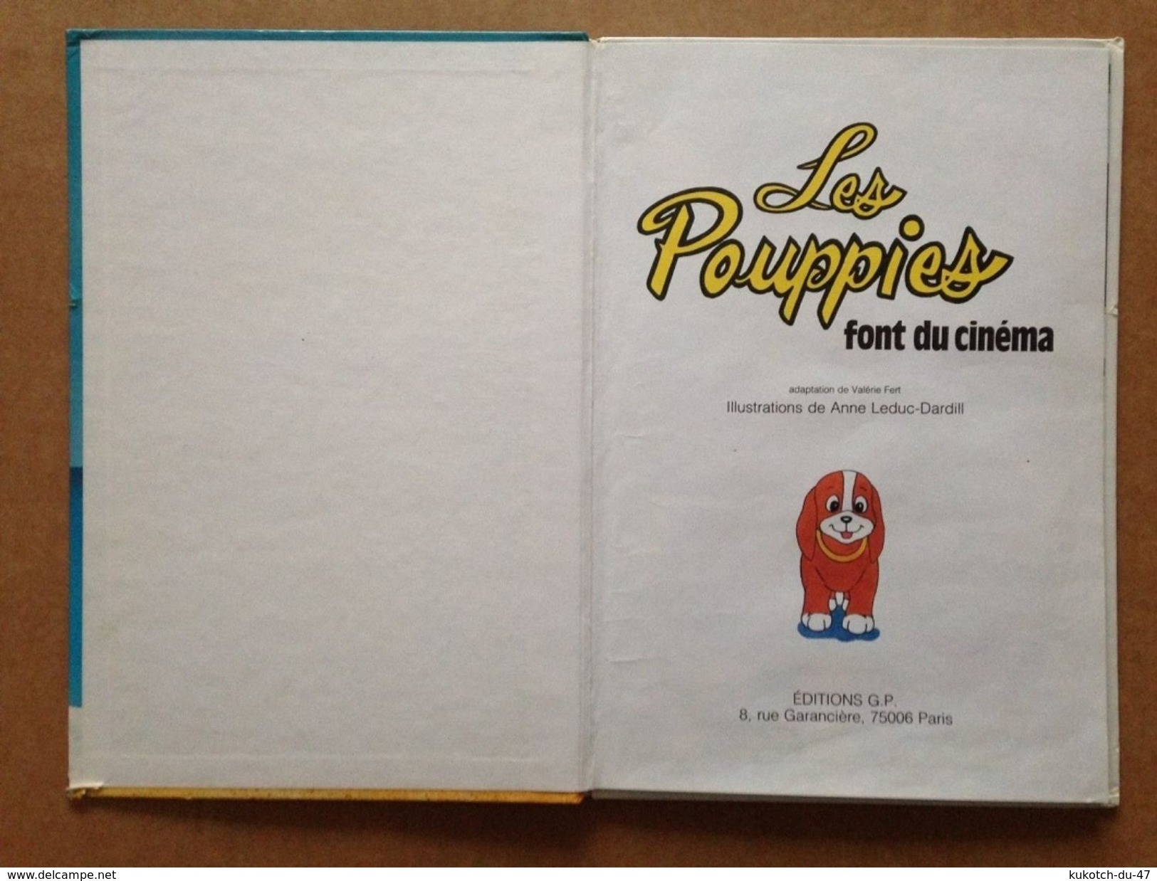 Album Jeunesse - Les Pouppies (1986) - Bibliothèque Rouge Et Or