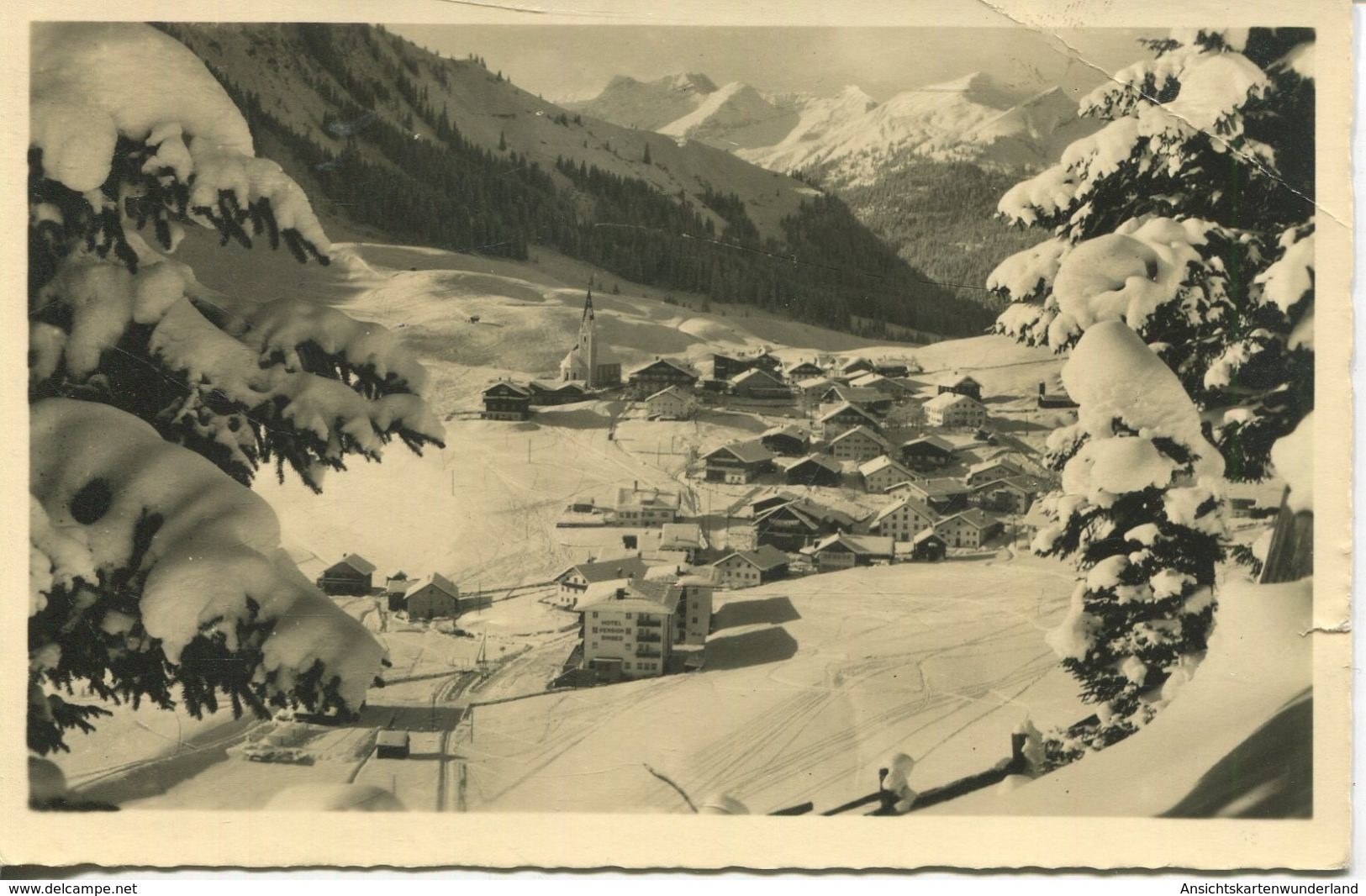 Berwang Mit Lechtaler Alpen 1951 (002971) - Berwang