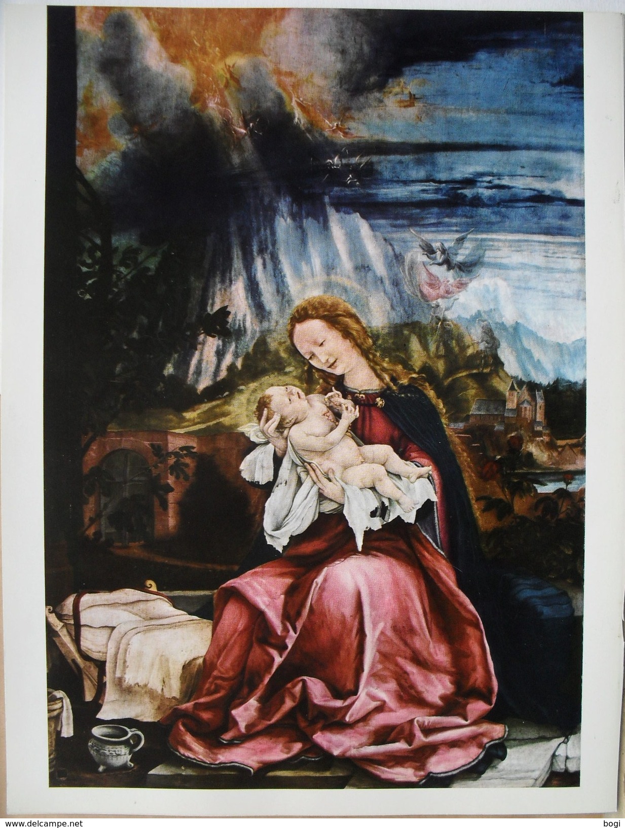 Poster - Vierge à L'Enfant (détail Du Polyptyque D'Issenheim - Matthias Grünewald - Religione & Esoterismo