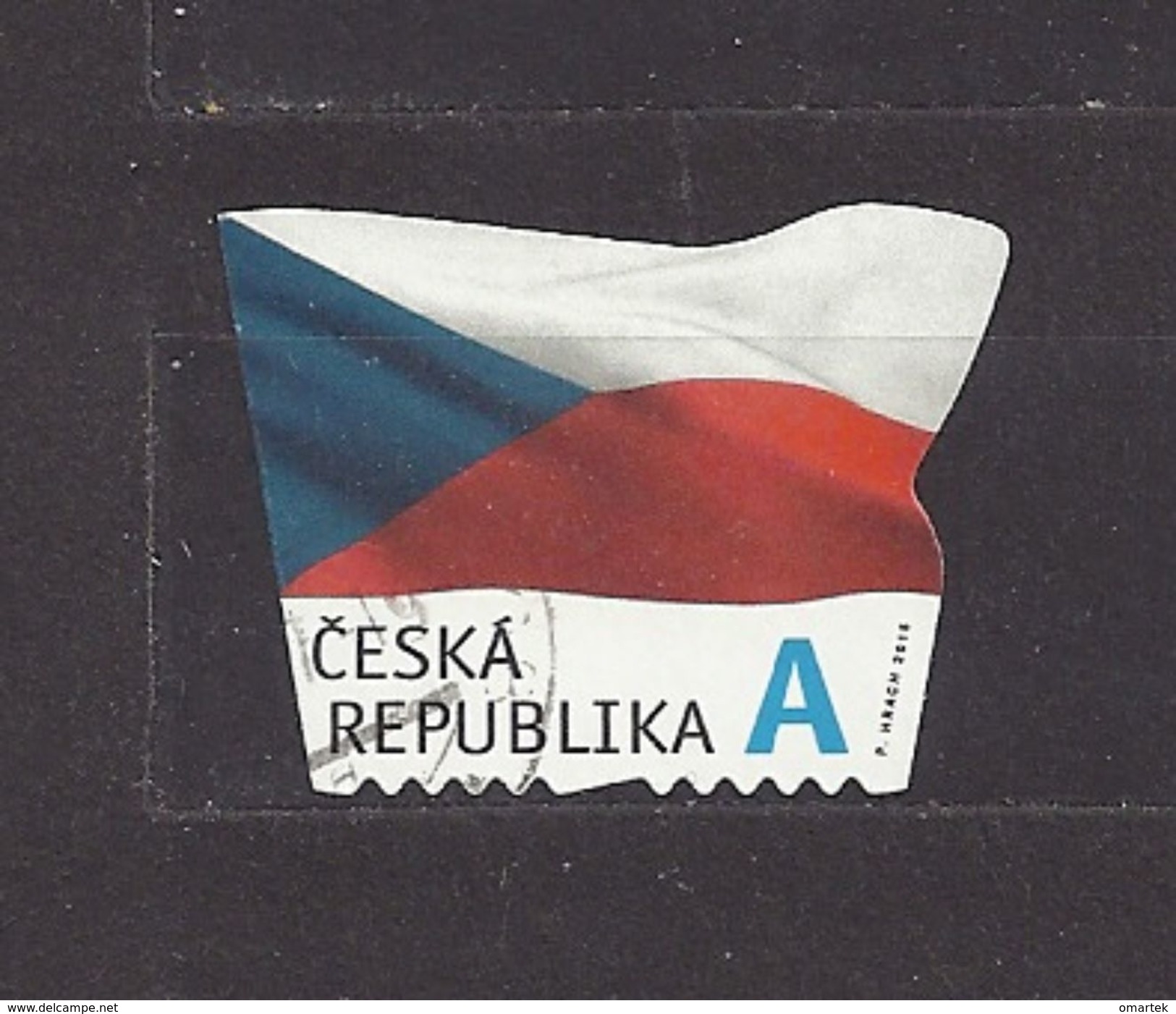 Czech Republic Tschechische Republik 2015 Gest ⊙ Mi 865 The Flag Of The Czech Republic. Die Flagge Der Tschechische C14 - Oblitérés