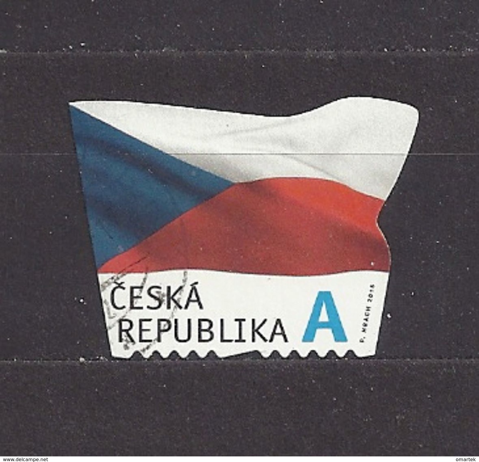 Czech Republic Tschechische Republik 2015 Gest ⊙ Mi 865 The Flag Of The Czech Republic. Die Flagge Der Tschechische C15 - Oblitérés