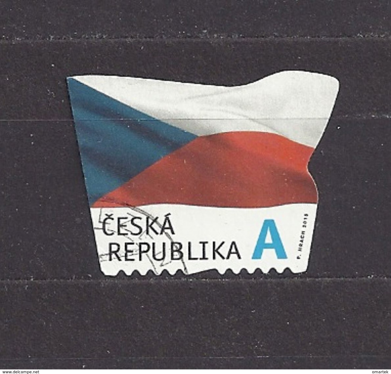 Czech Republic Tschechische Republik 2015 Gest ⊙ Mi 865 The Flag Of The Czech Republic. Die Flagge Der Tschechische C16 - Oblitérés