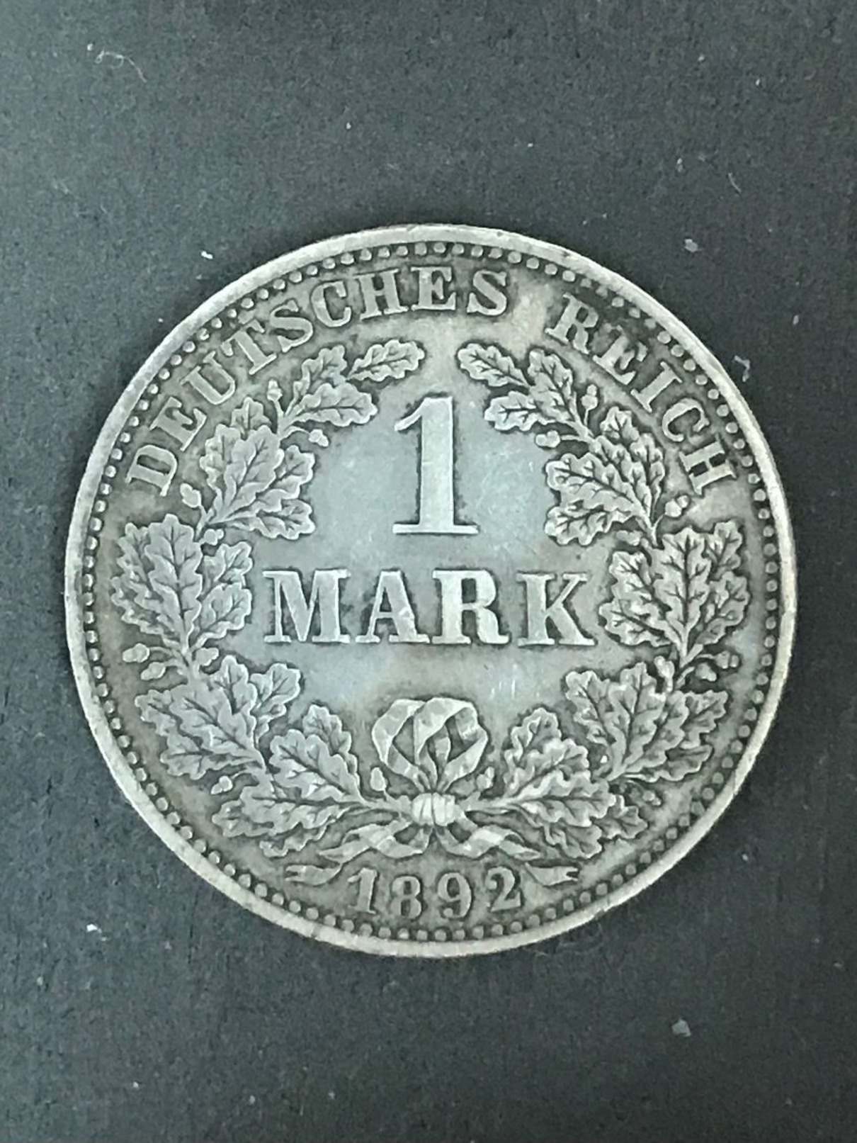 GERMANY - 1 Mark 1892 E -  Argento Silver - 1 Mark
