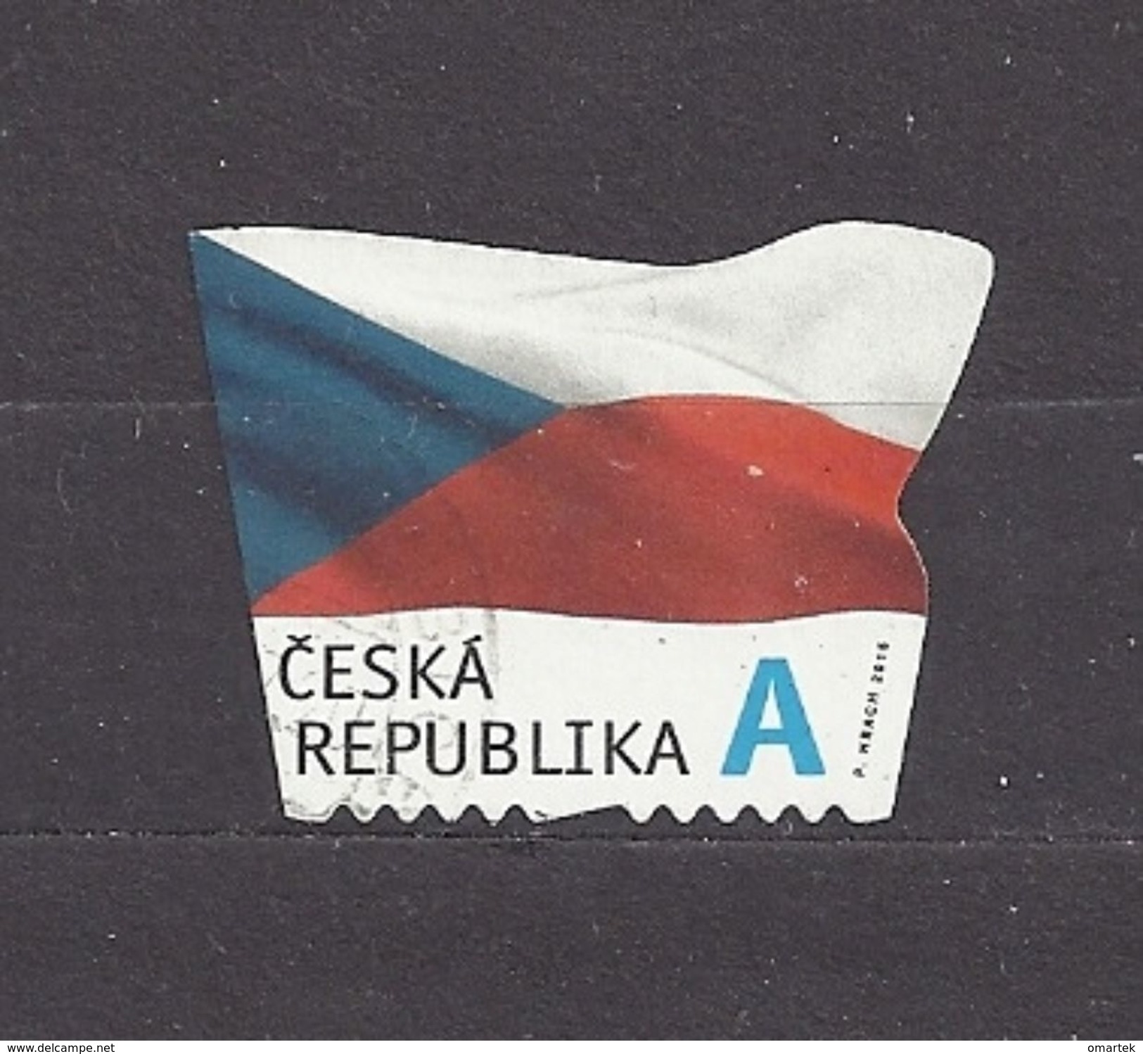 Czech Republic Tschechische Republik 2015 Gest ⊙ Mi 865 The Flag Of The Czech Republic. Die Flagge Der Tschechische C19 - Oblitérés