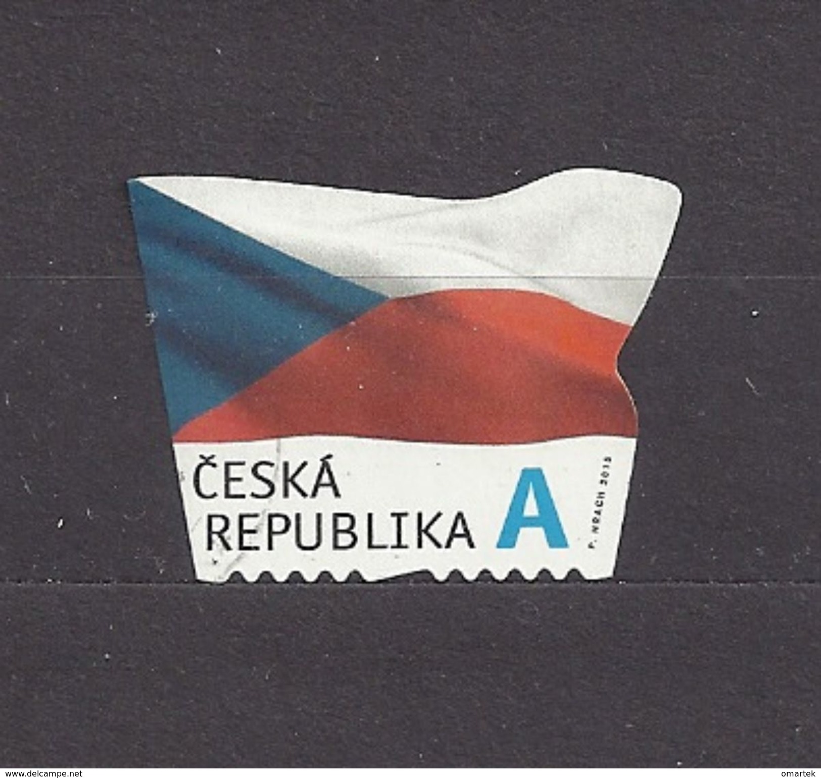 Czech Republic Tschechische Republik 2015 Gest ⊙ Mi 865 The Flag Of The Czech Republic. Die Flagge Der Tschechische C24 - Oblitérés