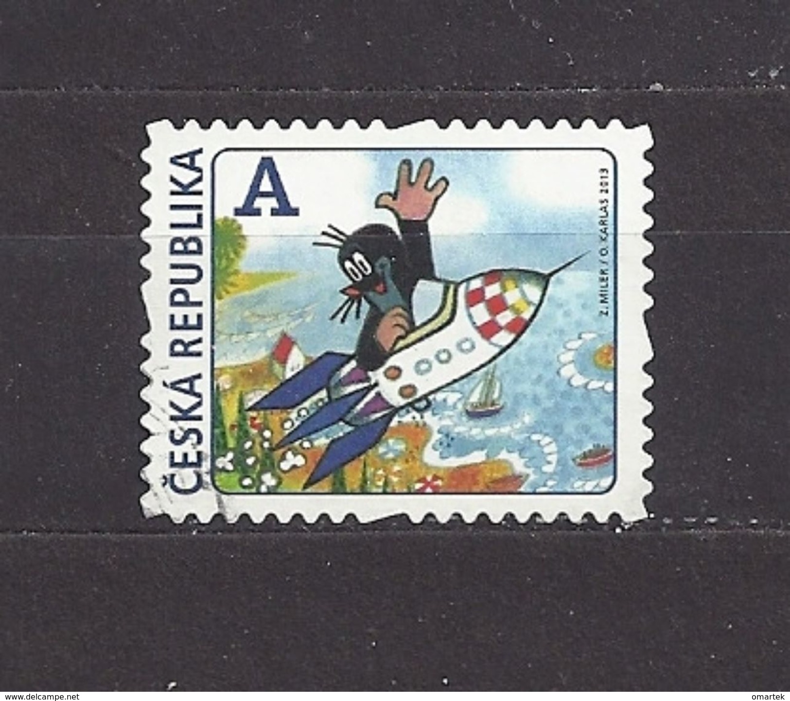 Czech Republic Tschechische Republik 2013 Gest ⊙ Mi 766 Sc 3571 The Mole And The Rocket. C12 - Oblitérés