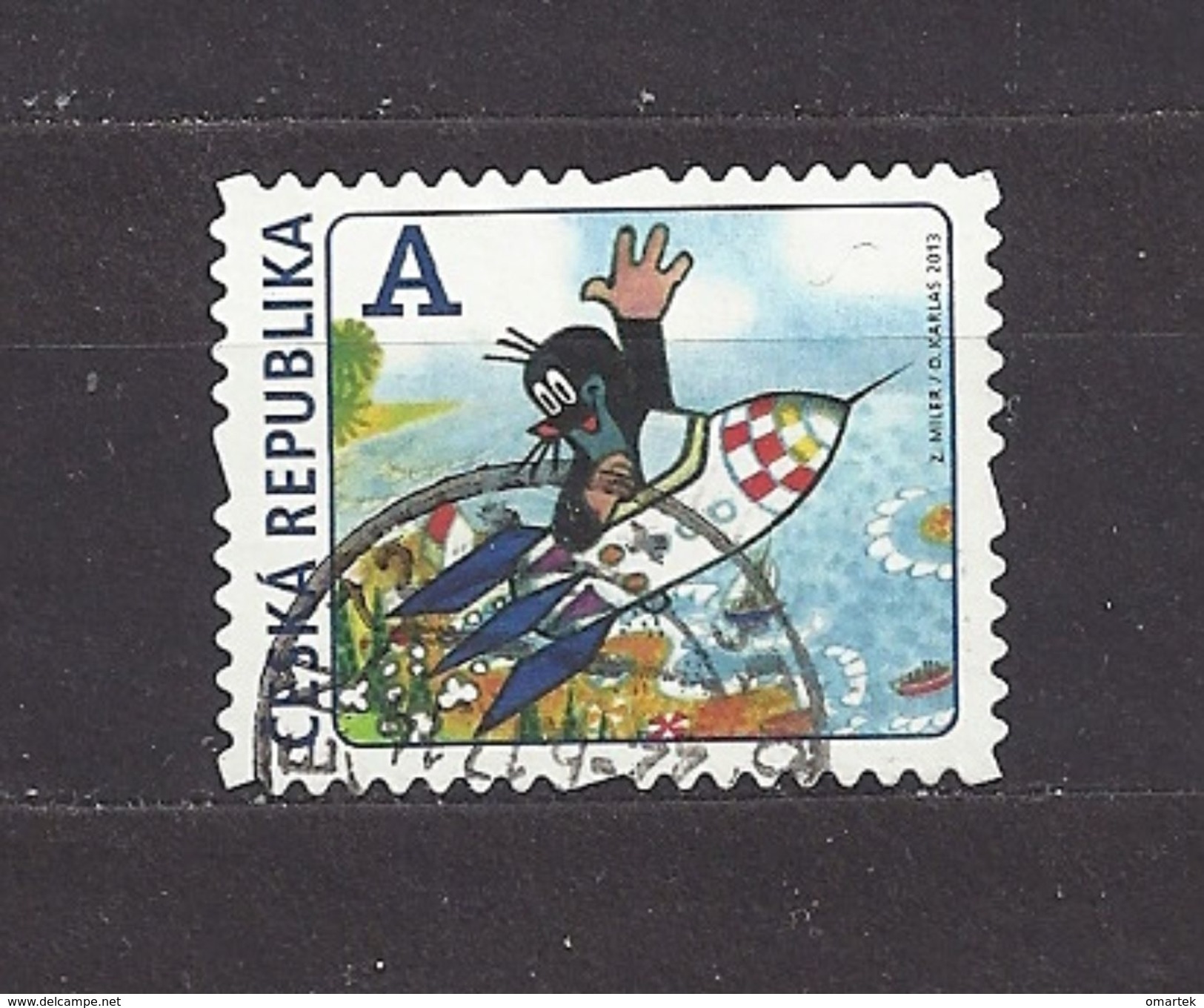 Czech Republic Tschechische Republik 2013 Gest ⊙ Mi 766 Sc 3571 The Mole And The Rocket. C13 - Oblitérés